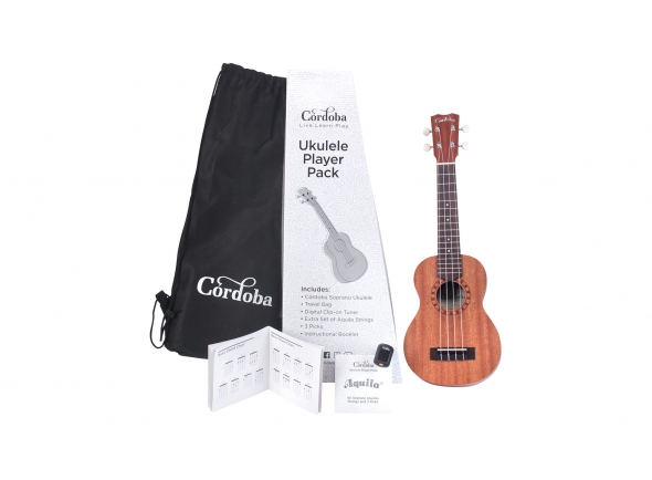 Cordoba UP1S Pack Ukulele Soprano 3906 Cordoba UP1S Pack Ukulele Soprano 3906